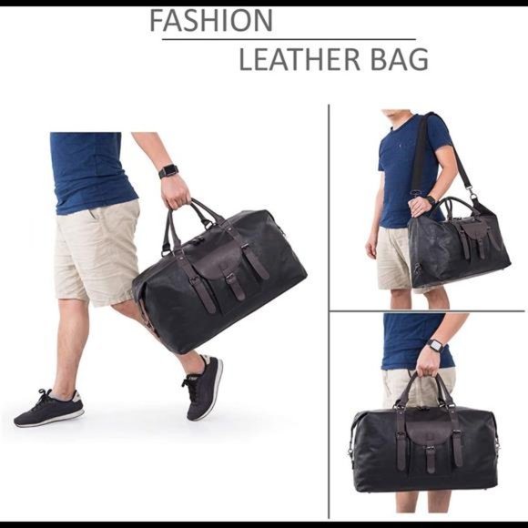 Oversized Travel Duffel Bag - Overnight Bag - Waterproof CarryOn Bag - Weekender - Picture 5 of 5